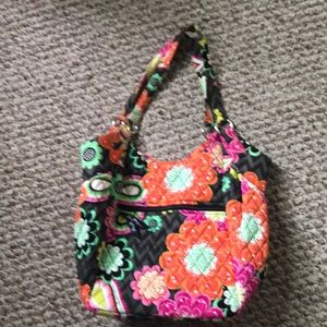 Vera Bradley Crescent Handbag-quilted